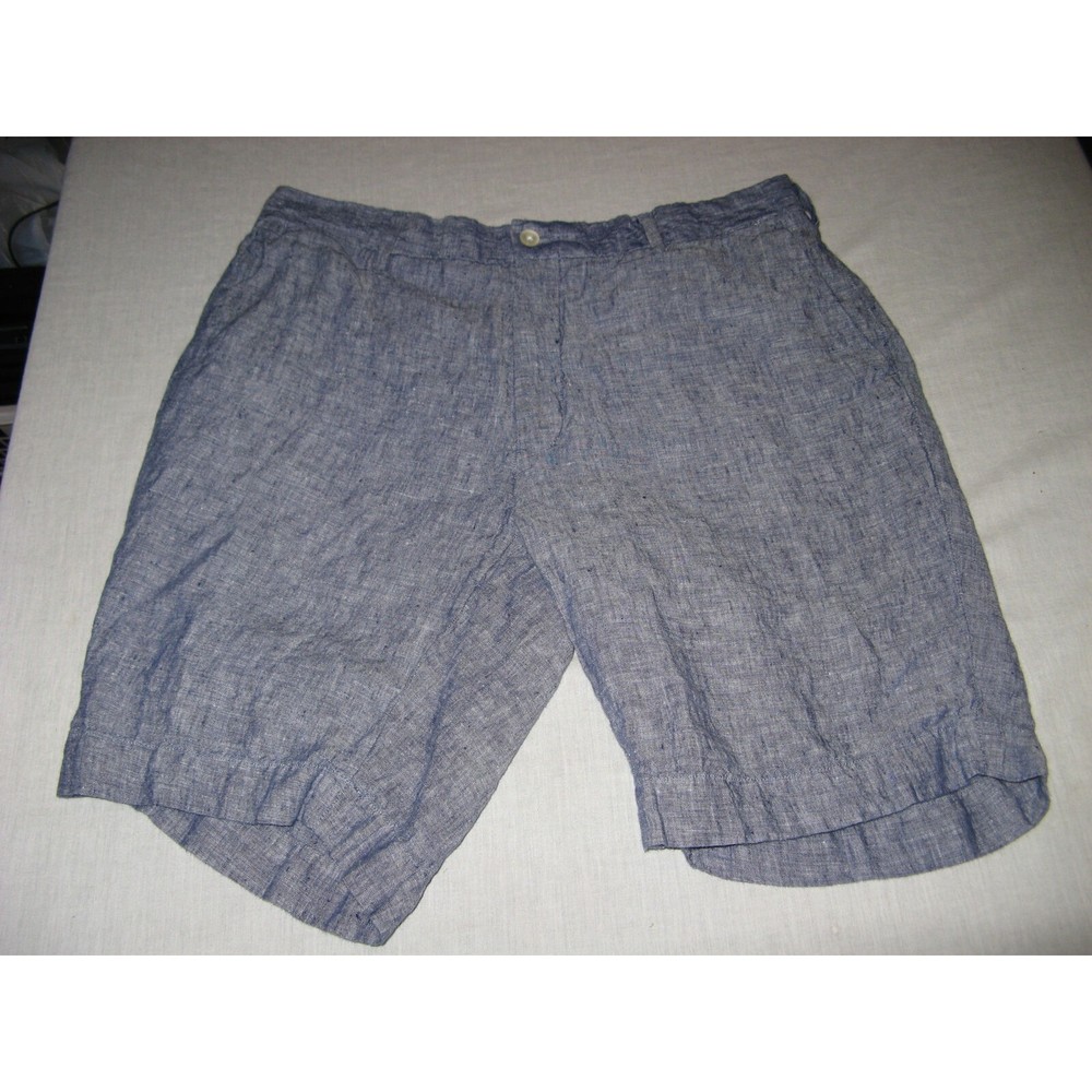 Mens Polo Ralph Lauren Classic Fit Blue Casual Dress Shorts Size 36